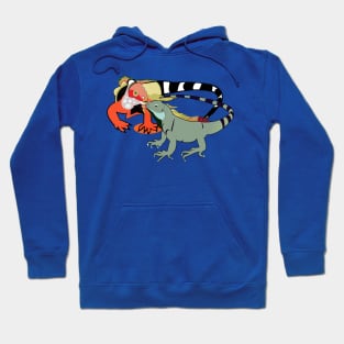 Two Iguanas Hoodie